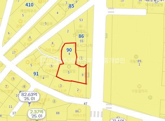 서울 마포구 상수동 홍대앞 대로변 신축부지 매매 매물번호 11388 사진 3