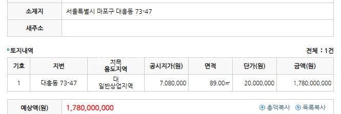 서울 마포구 대흥동 이대역 일반상업지역 신축부지 매매 매물번호 11572 사진 4